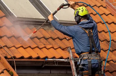 Démoussage et hydrofuge de toiture à Léoncel